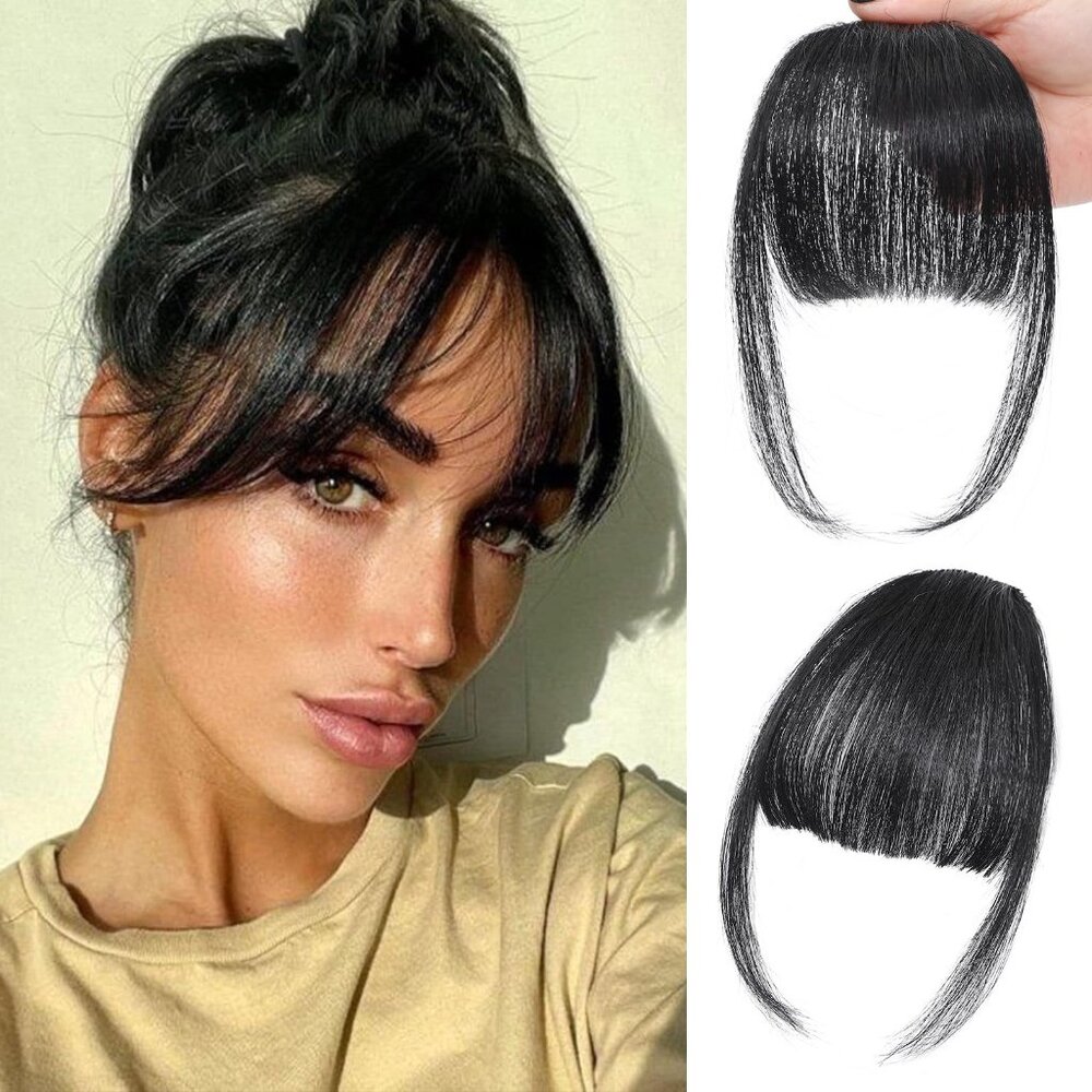 NAYOO Bangs Hair Clip in Bangs 100% REAL HUMAN HAIR